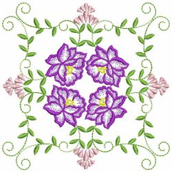 Heirloom Flower Quilt 03(Sm) machine embroidery designs