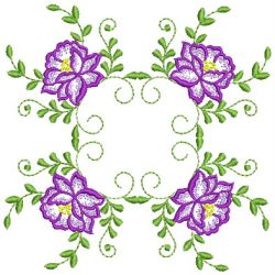 Heirloom Flower Quilt 04(Md) machine embroidery designs