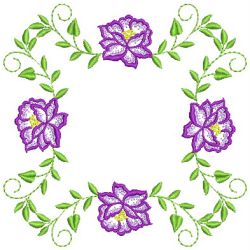 Heirloom Flower Quilt 07(Sm) machine embroidery designs