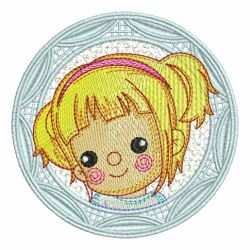 Lace Sweet Girls 02 machine embroidery designs