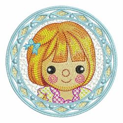 Lace Sweet Girls 03 machine embroidery designs