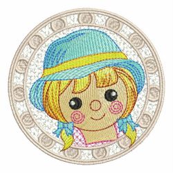 Lace Sweet Girls 04 machine embroidery designs