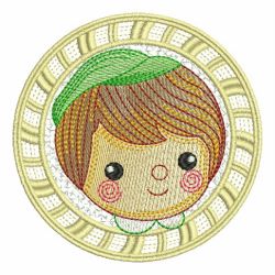 Lace Sweet Girls 05 machine embroidery designs