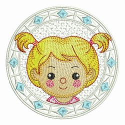 Lace Sweet Girls 08 machine embroidery designs