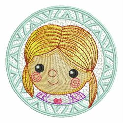 Lace Sweet Girls 10 machine embroidery designs