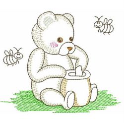 Vintage Chubby Bears(Md) machine embroidery designs