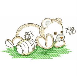 Vintage Chubby Bears 05(Lg) machine embroidery designs