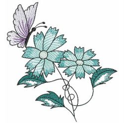Butterfly Florals(Md) machine embroidery designs