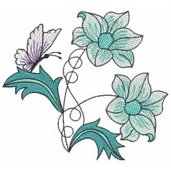 Butterfly Florals 05(Sm) machine embroidery designs
