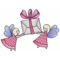 Christmas Angels 01(Md) machine embroidery designs
