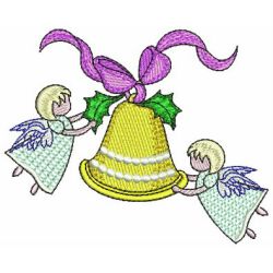 Christmas Angels 05(Md) machine embroidery designs