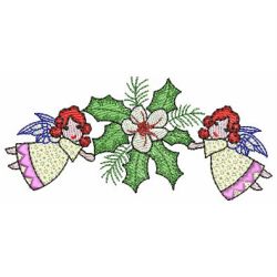 Christmas Angels 08(Md) machine embroidery designs