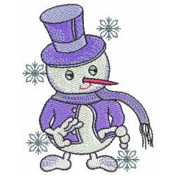 Adorable Snowmen 03 machine embroidery designs