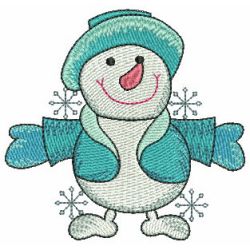 Adorable Snowmen 10 machine embroidery designs