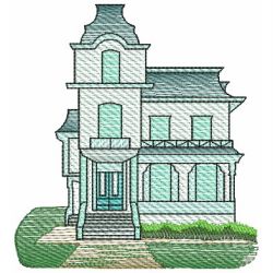 Houses 03(Md) machine embroidery designs