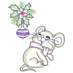 Vintage Christmas Mice 10(Sm)