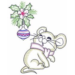 Vintage Christmas Mice 10(Md)