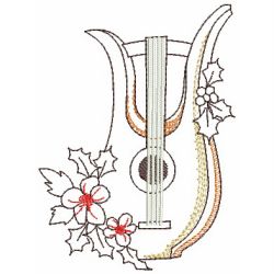 Vintage Musical Instruments 04(Md) machine embroidery designs