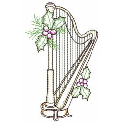 Vintage Musical Instruments 09(Md) machine embroidery designs