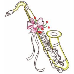 Vintage Musical Instruments 10(Lg) machine embroidery designs