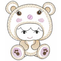 Vintage Baby Cuties 05(Md) machine embroidery designs