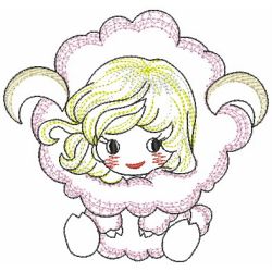 Vintage Baby Cuties 07(Md) machine embroidery designs