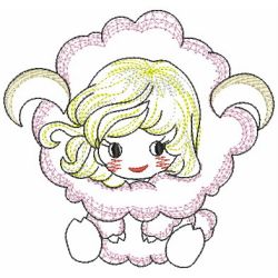 Vintage Baby Cuties 07(Lg) machine embroidery designs