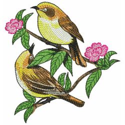 Beauty Birds 04(Md) machine embroidery designs