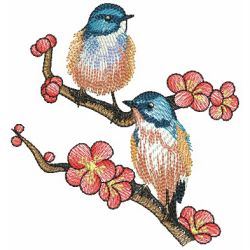 Beauty Birds 08(Sm) machine embroidery designs