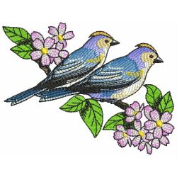 Beauty Birds 10(Md) machine embroidery designs