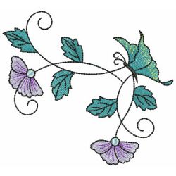 Swirly Butterflies 3 03(Sm) machine embroidery designs