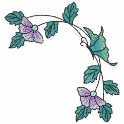 Swirly Butterflies 3 05(Sm) machine embroidery designs