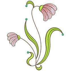 Heirloom Flowers 8 05(Md) machine embroidery designs