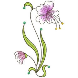 Heirloom Flowers 8 08(Md) machine embroidery designs