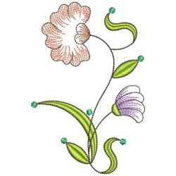Heirloom Flowers 8 09(Md) machine embroidery designs