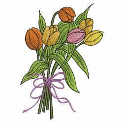Floral Bouquets 03 machine embroidery designs