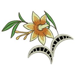 Cutwork Flowers 01 machine embroidery designs