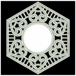 Lace Applique Doily 02