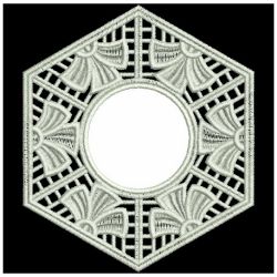 Lace Applique Doily 04