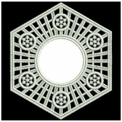 Lace Applique Doily 05