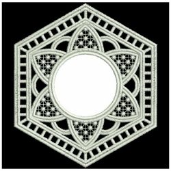 Lace Applique Doily 07