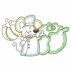 Vintage Chef Mice 06(Lg) machine embroidery designs