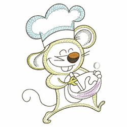 Vintage Chef Mice 07(Sm) machine embroidery designs