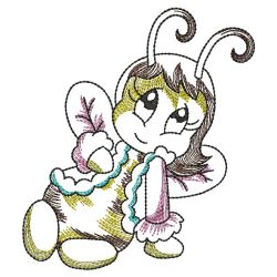 Vintage Cute Bees 03(Sm)