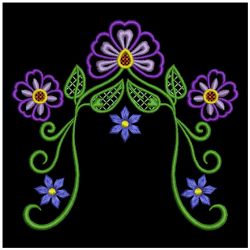 Elegant Floral 3 07(Md) machine embroidery designs