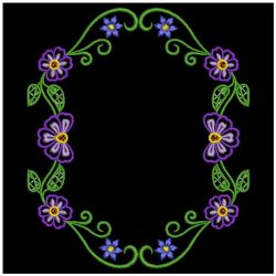 Elegant Floral 3 11(Md) machine embroidery designs