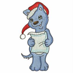 Christmas Singing Critters 02 machine embroidery designs