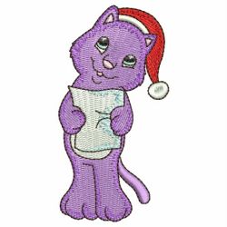 Christmas Singing Critters 04 machine embroidery designs