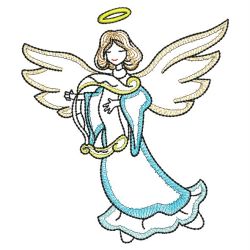 Vintage Realistic Angels 03(Sm) machine embroidery designs