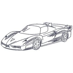 Redwork Racing Cars(Lg) machine embroidery designs